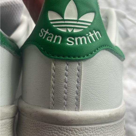 adidas Kids White and Green Sneakers - Picture 2 of 3